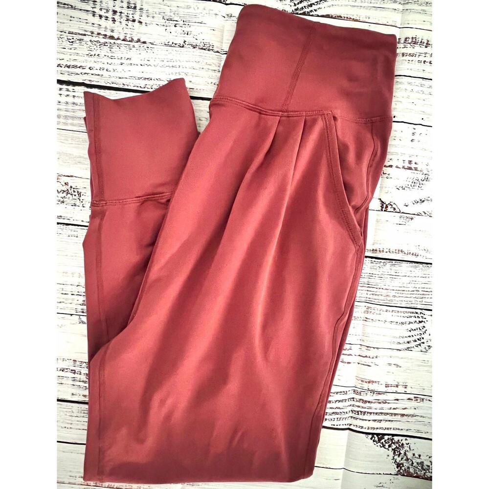 Free People FP Movement Women's Pink Jogger Pants S Pull-On Pockets Stretch